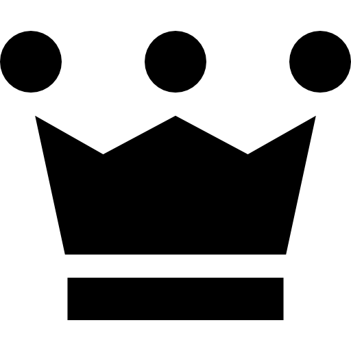 왕관 Basic Straight Filled icon