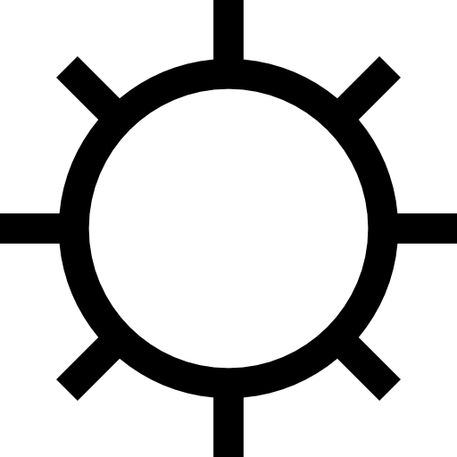 brillo Basic Straight Filled icono