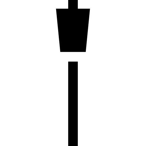 licht Basic Straight Filled icoon
