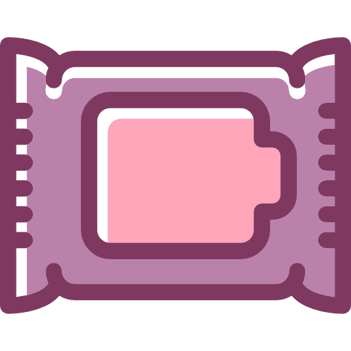 Makeup remover wipes  icon