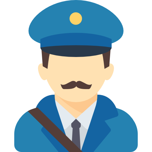 Postman Special Flat icon
