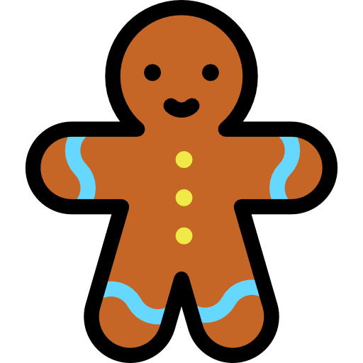 Gingerbread man  icon