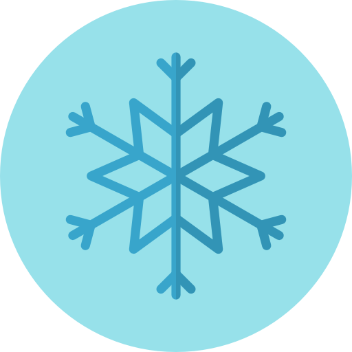 copo de nieve Vector Market Fill icono