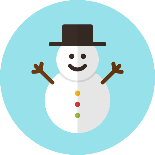 sneeuwman Vector Market Fill icoon