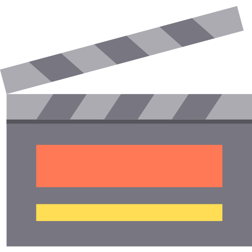 clapperboard itim2101 Flat icon