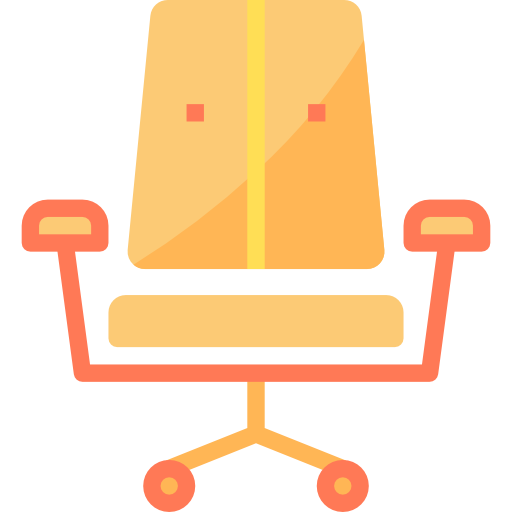 silla de oficina itim2101 Flat icono