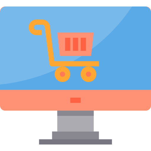 Online shop itim2101 Flat icon