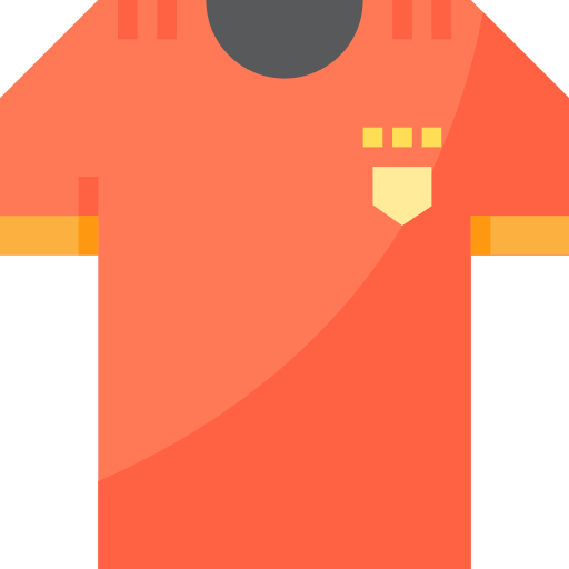Soccer jersey itim2101 Flat icon