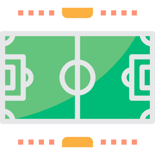 Soccer field itim2101 Flat icon