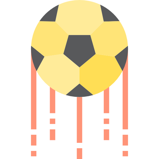 balón de fútbol itim2101 Flat icono