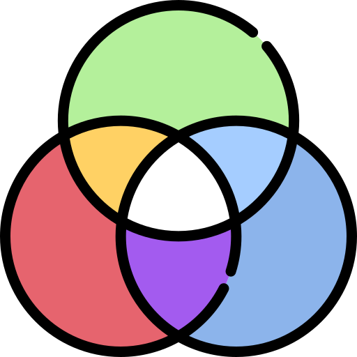 색깔 Kawaii Lineal color icon
