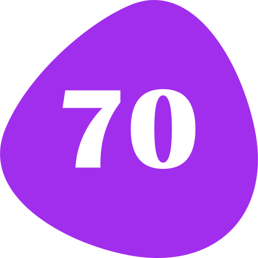 Seventy Generic color fill icon