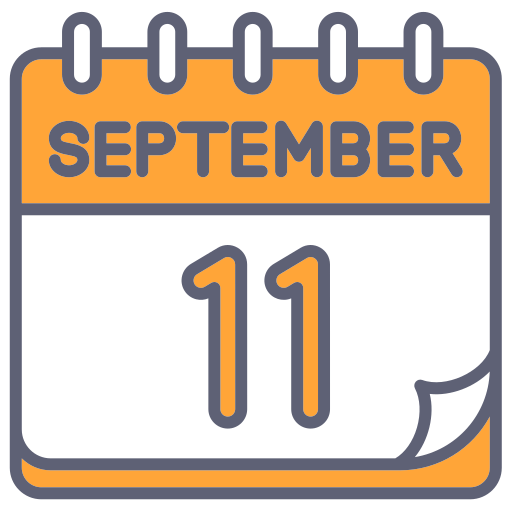 September Generic color lineal-color icon