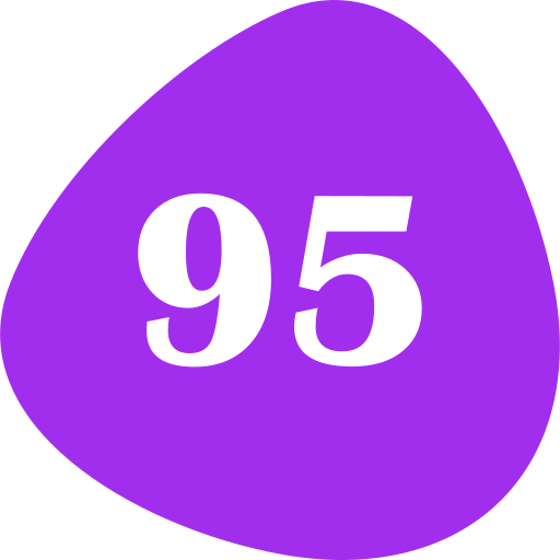 Ninety five Generic color fill icon