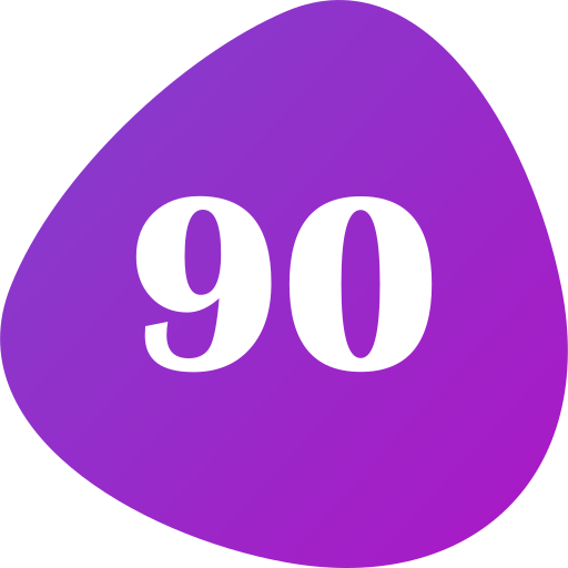 Ninety Generic gradient fill icon