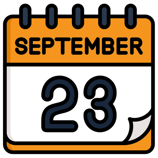 september Generic color lineal-color icon