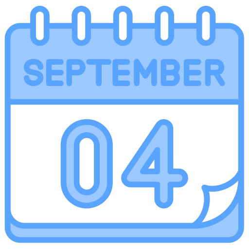 september Generic color lineal-color icon