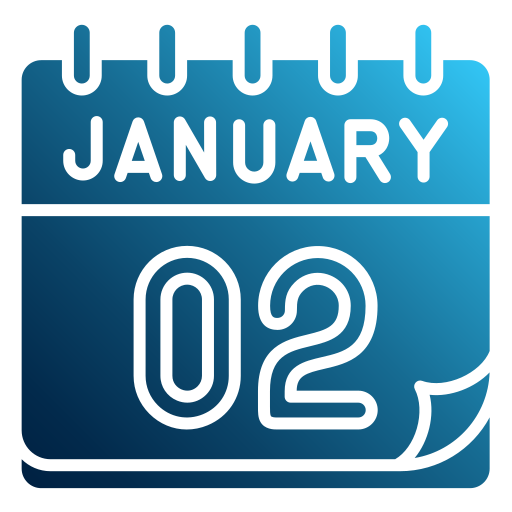 January Generic gradient fill icon