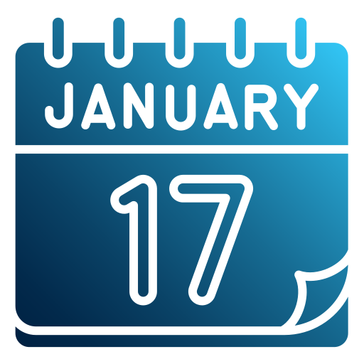 January Generic gradient fill icon