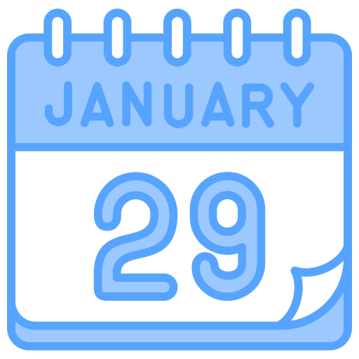 January Generic color lineal-color icon