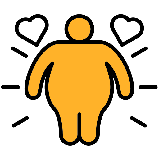 Body positivity Generic color lineal-color icon
