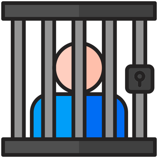 prisión Generic color lineal-color icono