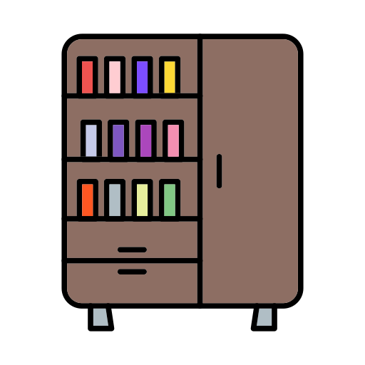 libreria Generic color lineal-color icona
