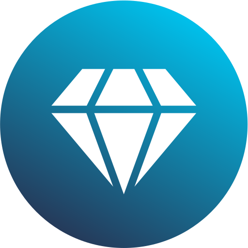 diamante Generic gradient fill icono