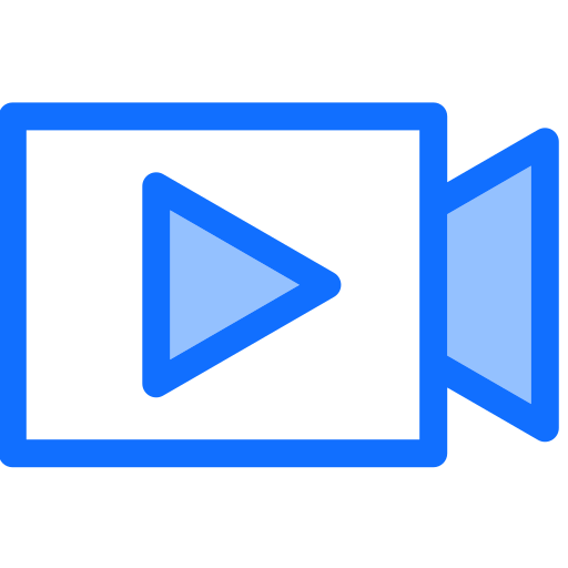 Video record Generic color lineal-color icon