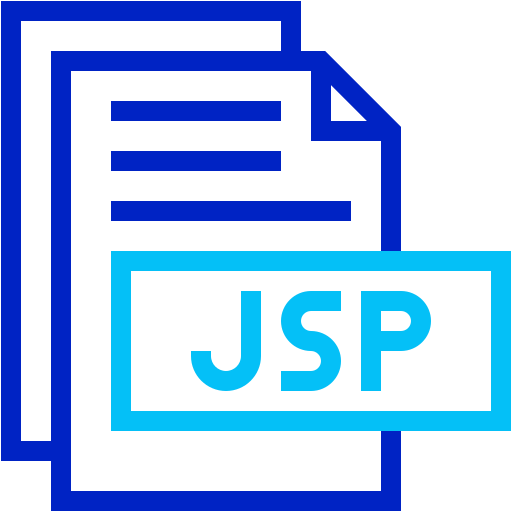 jsp Generic color outline icona