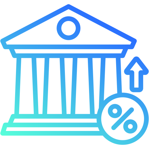 tasso bancario Generic gradient outline icona