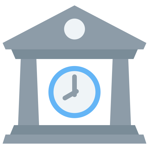 Bank time Generic color fill icon