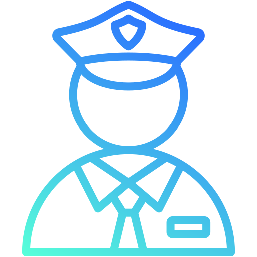 Security guard Generic gradient outline icon