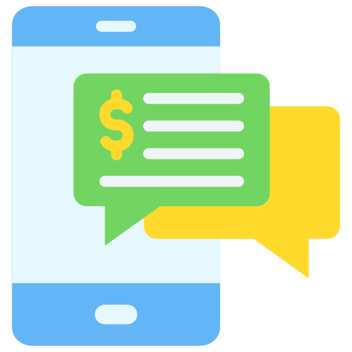 sms-banking Generic color fill icon