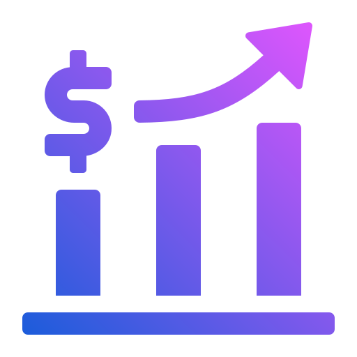 Financial success Generic gradient fill icon