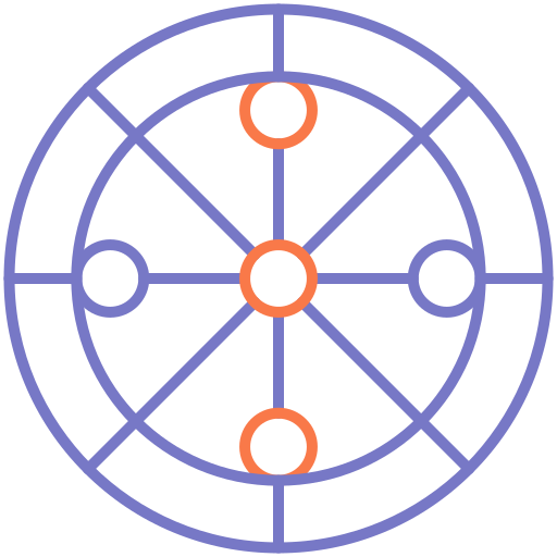 roulette Generic color outline Icône