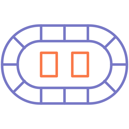 포커 테이블 Generic color outline icon