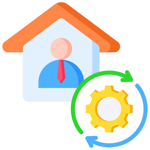 Work from home Generic color fill icon