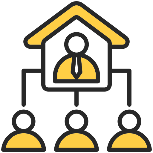 organisationsstruktur Generic color lineal-color icon