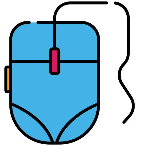 ratón Generic color lineal-color icono
