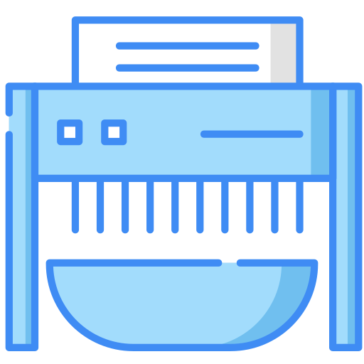 Paper shredder Generic color lineal-color icon