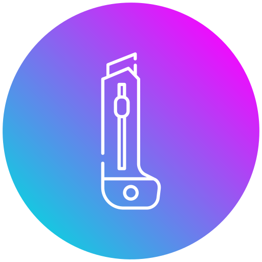 Paper cutter Generic gradient fill icon