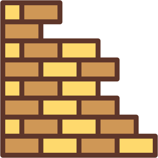 Brick wall Generic color lineal-color icon