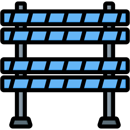 Traffic barrier Generic color lineal-color icon