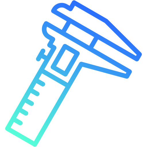 Vernier caliper Generic gradient outline icon