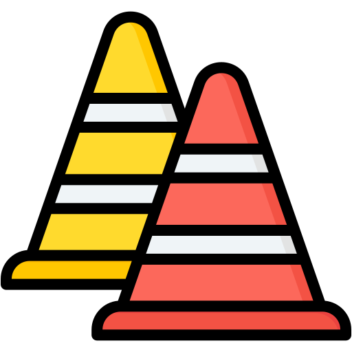 cône de signalisation Generic color lineal-color Icône
