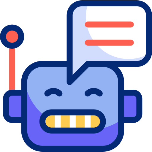 chatbot Basic Accent Lineal Color Icône