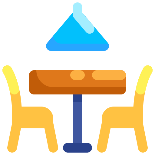 Dining table Generic color fill icon