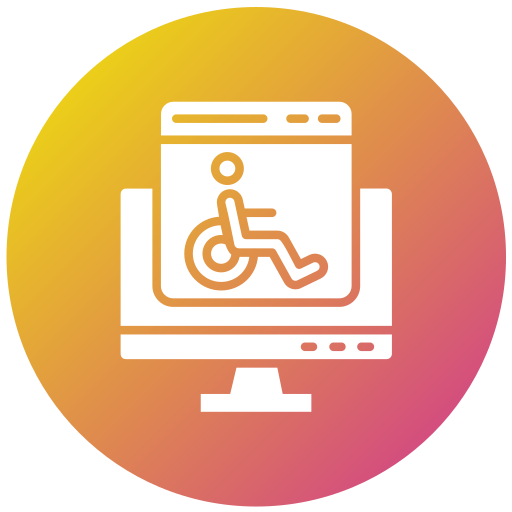 Accessibility Generic gradient fill icon