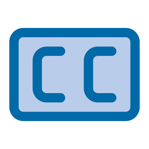 Closed caption Generic color lineal-color icon